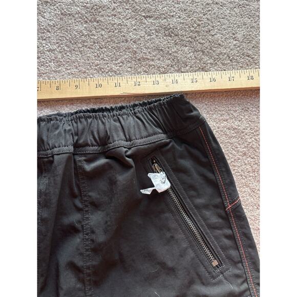 Diesel Black Nylon Cargo Pants Skater Goth Baggy P-Mirt NWT $375 - Picture 11 of 15